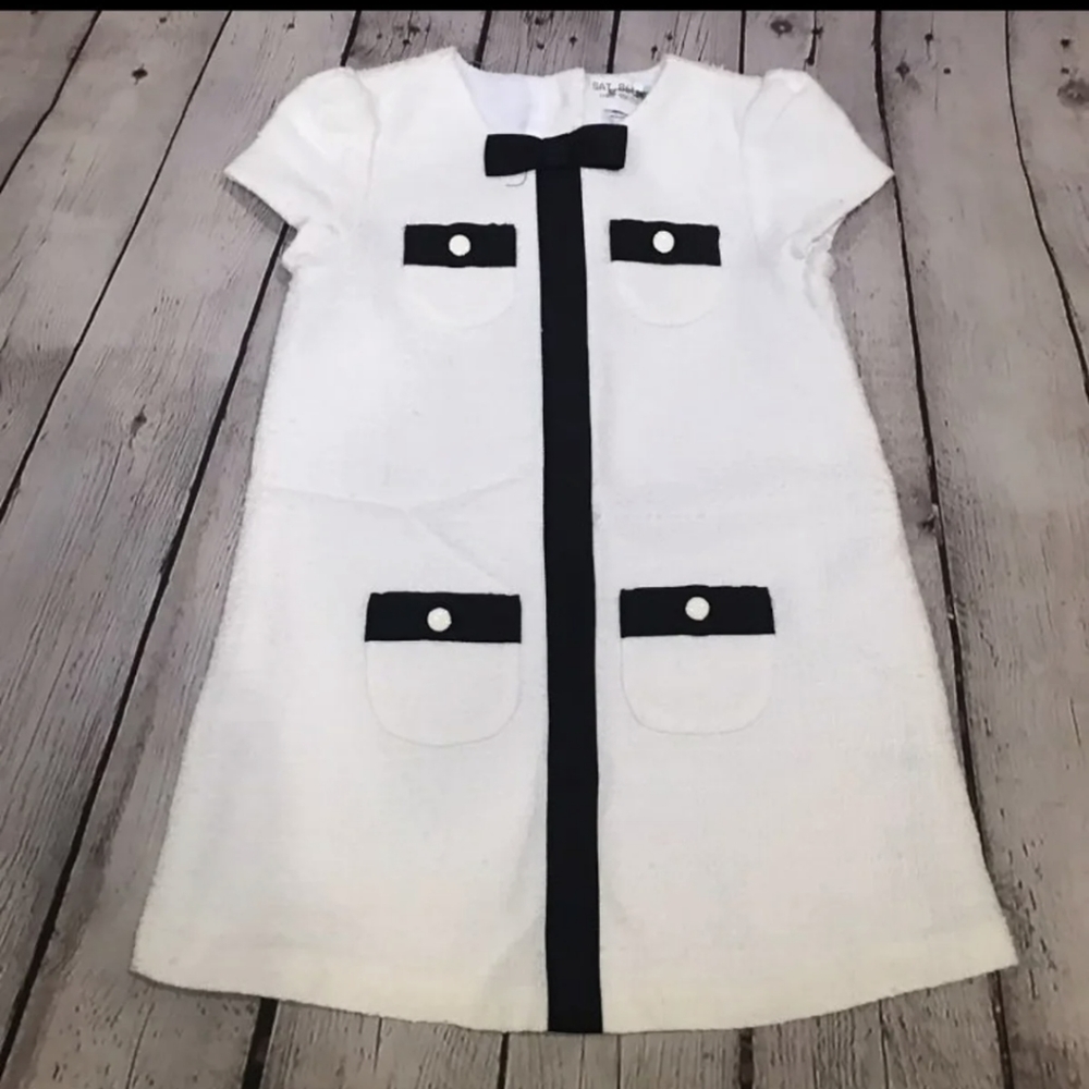 NWT Janie and Jack Chanel Boucle Dress Size 4T